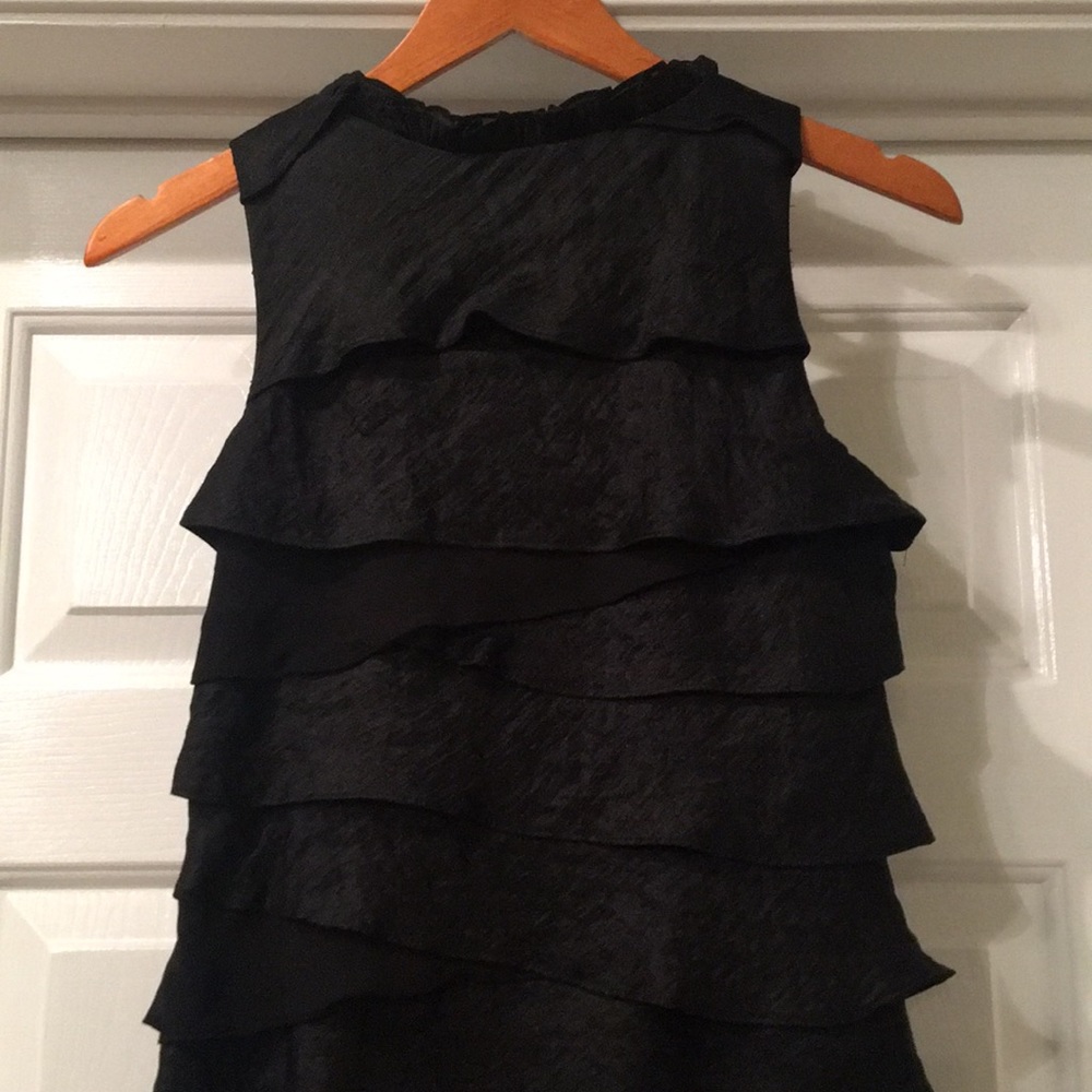 Black Ruffle Dress - Picture 4 of 5